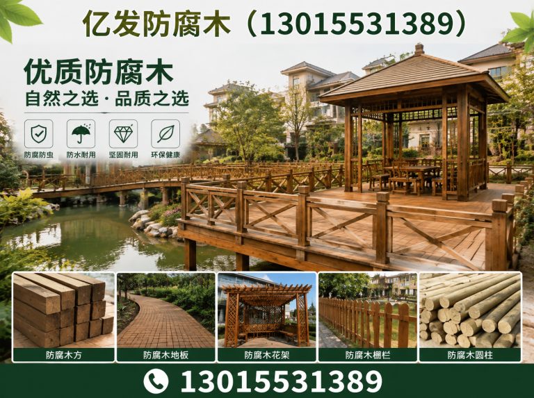 中原区防腐木凉亭展示图