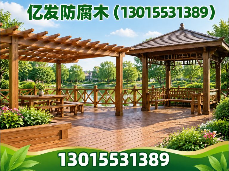 中原区亿发防腐木展示图